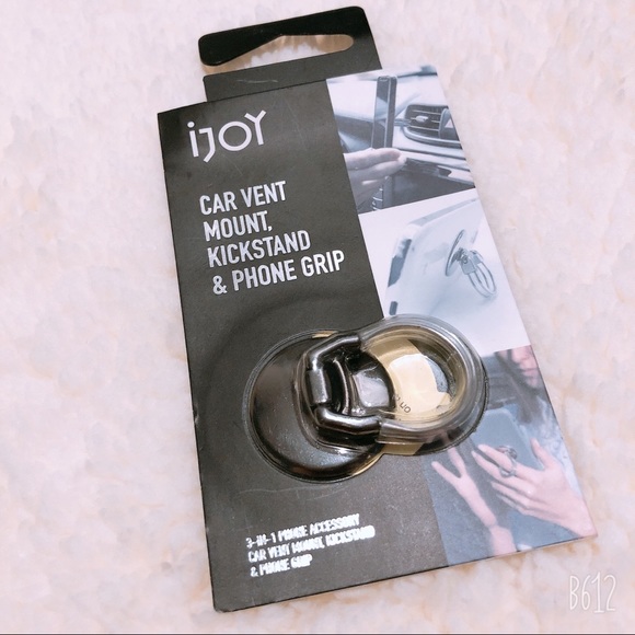 iJOY 3-in-1 Car Vent Mount, Kickstand & Phone Grip - Picture 3 of 8